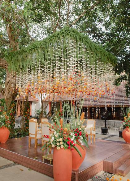 Mandap and Ceiling — Wedding decor — Alila Diwa Goa